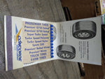Vtg Concorde Rubber Co Advertising Matchbook High Performance Passenger Tires