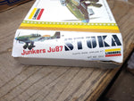Vtg Lindberg 1975 Junker Ju87 STUKA WW II German Dive Bomber Plastic Model 2312