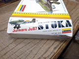 Vtg Lindberg 1975 Junker Ju87 STUKA WW II German Dive Bomber Plastic Model 2312