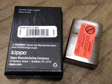 Vtg NOS Sealed 2018 Zippo Skull Flame Brushed Chrome Cigarette Lighter Orig Box!