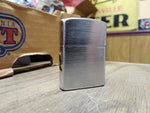Vtg Carrib Sailfish Cigarette Lighter Brushed Chrome Japan Nice Snap Nice Shape!