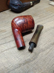 Vtg Wimbledon 690 Smooth Briar Billiard Style Smoking Tobacco Pipe Nice Shape!