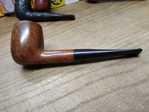 Vtg Carey Magic Inch Smooth Briar Billiard Style Smoking Tobacco Pipe Nice Shape