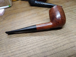 Vtg Carey Magic Inch Smooth Briar Billiard Style Smoking Tobacco Pipe Nice Shape