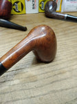 Vtg Carey Magic Inch Smooth Briar Billiard Style Smoking Tobacco Pipe Nice Shape
