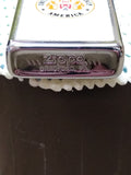 Vtg 1984 Zippo Slim Cigarette Lighter United States Ship America CV 66 Navy USS