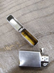 Vtg 1984 Zippo Slim Cigarette Lighter United States Ship America CV 66 Navy USS