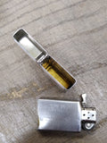 Vtg 1984 Zippo Slim Cigarette Lighter United States Ship America CV 66 Navy USS