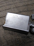 Vtg 1984 Zippo Slim Cigarette Lighter United States Ship America CV 66 Navy USS