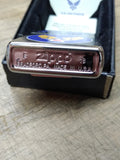 Vtg NOS Zippo Cigarette Lighter Aim High 1947-2017 70th Anniversary Brush Chrome