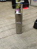 Vtg NOS Zippo Cigarette Lighter Aim High 1947-2017 70th Anniversary Brush Chrome