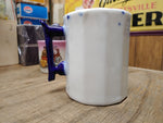 Vtg Fancy Floral Lusterware Gold Cobalt Blue Coffee Tea Panel Cup Germany Nice!