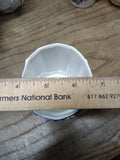 Vtg Fancy Floral Lusterware Gold Cobalt Blue Coffee Tea Panel Cup Germany Nice!