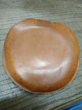 Vtg Cross Travel Folding Shaving Mirror w/Leather Case Compact 5.25” Camping