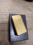 Vtg 1991 Zippo Slim Brass Marlboro Longhorn Star Cigarette Lighter Initials BSB!