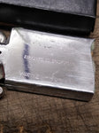 Vtg 1991 Zippo Slim Brass Marlboro Longhorn Star Cigarette Lighter Initials BSB!