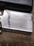 Vtg 1991 Zippo Slim Brass Marlboro Longhorn Star Cigarette Lighter Initials BSB!