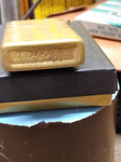Vtg 1991 Zippo Slim Brass Marlboro Longhorn Star Cigarette Lighter Initials BSB!