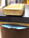 Vtg 1991 Zippo Slim Brass Marlboro Longhorn Star Cigarette Lighter Initials BSB!