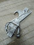 Vtg 1981 Carpenters Belt Buckle Saw Level Hammer Great American Buckle #851