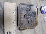 Vtg 1977 Bergamot Brass Works Ford Model T Belt Buckle