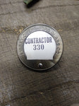 Vtg Libbey Owens FORD GLASS COMPANY Contractor Employee Badge Pin