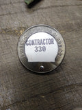 Vtg Libbey Owens FORD GLASS COMPANY Contractor Employee Badge Pin