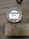 Vtg Libbey Owens FORD GLASS COMPANY Contractor Employee Badge Pin
