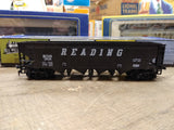 Vtg AHM HO Train 3 Pc Hopper Gondola Car Lot Lehigh Valley Reading AT&SF w/Boxes
