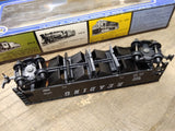 Vtg AHM HO Train 3 Pc Hopper Gondola Car Lot Lehigh Valley Reading AT&SF w/Boxes
