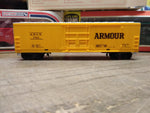 Vtg IHC Life Like HO Train 3 Pc Box Car Hopper Lot Armor Weyerhaeuser B&O Boxes