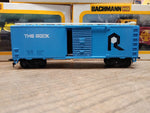 Vtg Bachmann HO 4 Pc Train Car Lot Penn Salt Santa Fe The Rock with Boxes