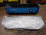 Vtg Bachmann HO 4 Pc Train Car Lot Penn Salt Santa Fe The Rock with Boxes