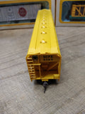 Vtg Bachmann HO 4 Pc Train Car Lot SCPX LUNX PENN CENTRAL SWIFT with Boxes