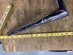 Chrome 12" Twin Peaks Handlebars FLHX Street Ultra Glide Bagger FLH Harley 1 1/4