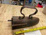 Vtg Civil War Era 1800's Iron Clothes Uniform Lead Insert Unique Rare antique