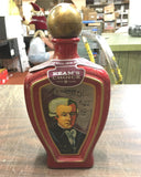 Vtg 1970's Beam's Choice Wolfgang Amadeus Mozart Empty Whisky Decanter w/ Box