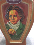 Vtg 1970's Beam's Choice Empty Ludwig van Beethoven Bourbon Whiskey Decanter