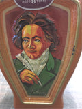 Vtg 1970's Beam's Choice Empty Ludwig van Beethoven Bourbon Whiskey Decanter