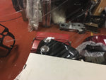 Vtg Orange Outside fairing w windshield turn signal Honda Harley 1970s Accessory