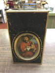 Vtg Empty Beams Choice Decanter Bag Piper Van Dyck Bourbon Whiskey w/ Box
