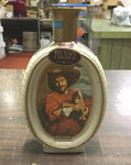 Vtg Empty Beams Choice Decanter Bag Piper Van Dyck Bourbon Whiskey w/ Box