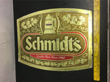 Vintage Schmidt's Quality Beer Since 1860 sign Gold leaf and beer stein featured