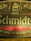 Vintage Schmidt's Quality Beer Since 1860 sign Gold leaf and beer stein featured