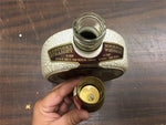 Vtg Empty Beams Choice Decanter Bag Piper Van Dyck Bourbon Whiskey w/ Box