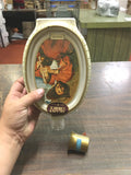 Vtg Empty Beams Choice Decanter Bag Piper Van Dyck Bourbon Whiskey w/ Box