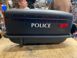 Saddlebag dyna Defender Harley FXD Police W carrier FXDP OEM Nice!