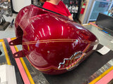 Lava Red Sunglo 2005 Ultra Classic Glide Gas Fuel Tank Harley FLH Bagger Touring