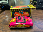 VTG 1960s Made in Hungary Lemez Torpeauto Tin Litho friction toy tested works