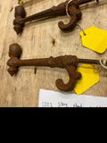 Antique Cast Iron Coat Hat Hanger Store Display Victorian 1800's Civil War Era